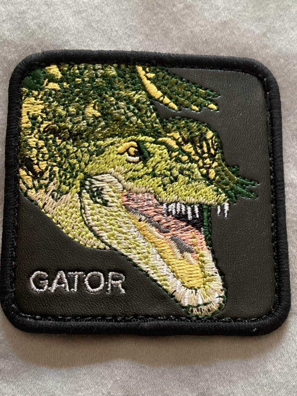 Embroidered Gator Patch